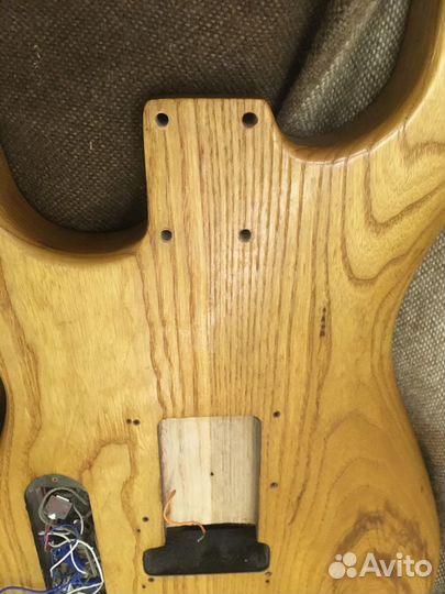 Дека электрогитары ebay два куска ясеня с железом