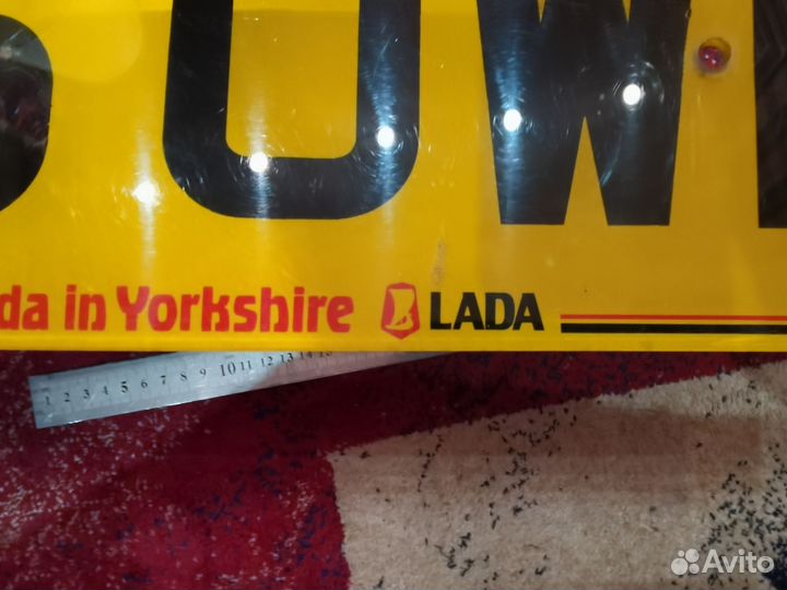 Номер дилерский LADA Великобритания
