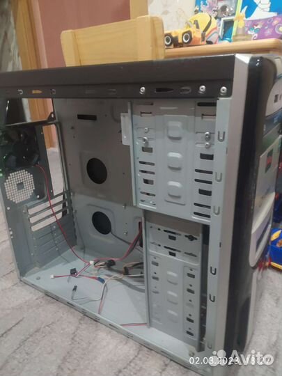 Корпус для пк Velton+dvd+card-rider+вентиляторы