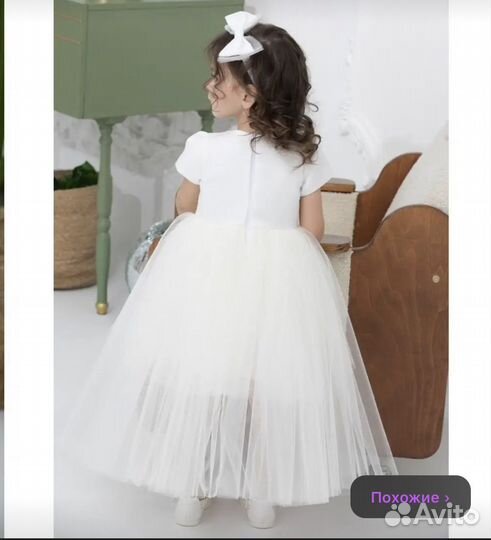 Платье для девочки 92