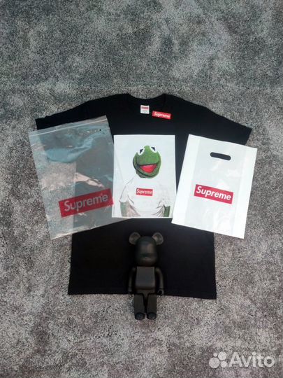 Футболка supreme the kermit logo