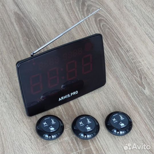 Кнопка вызова персонала беспроводная и табло