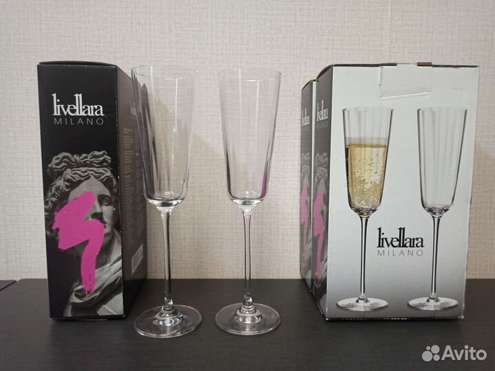 Бокалы для шампанского Livellara Milano
