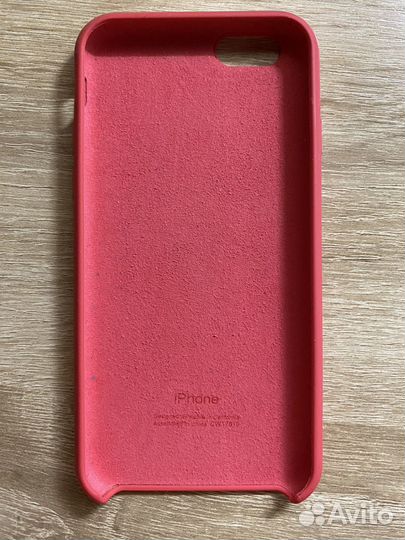 Чехол на iPhone 6s оригинал, красный
