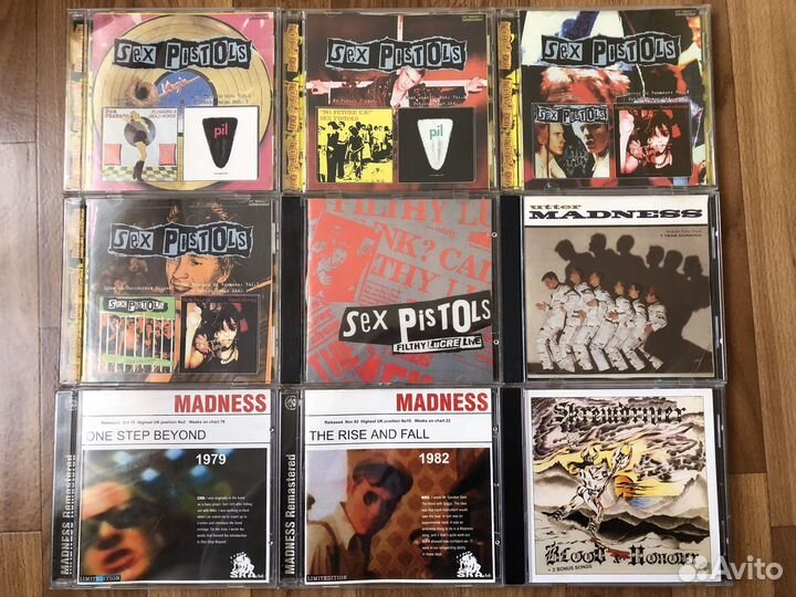CD диски с панк, ска панк, хардкор музыкой