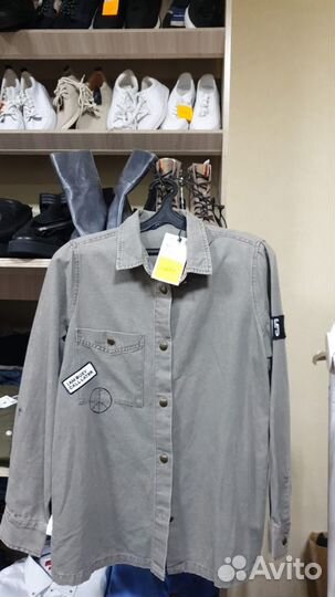 Zara джинсовая рубашка