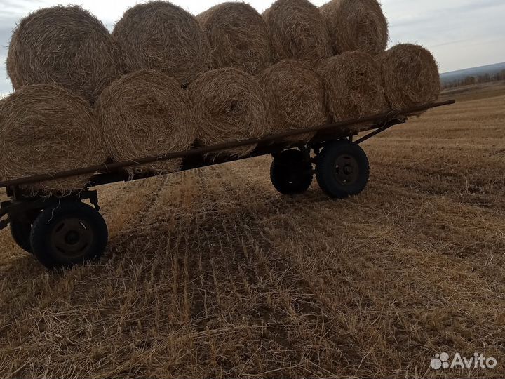 Солома в рулонах