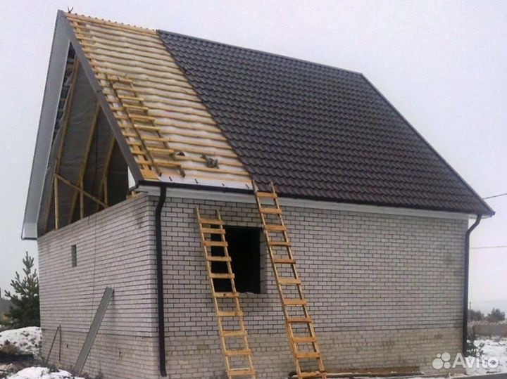 Крыша кровельные работы строительство