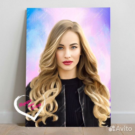 Печать Фото на Холсте. Портрет по фото на заказ