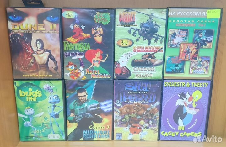 Картриджи для Sega