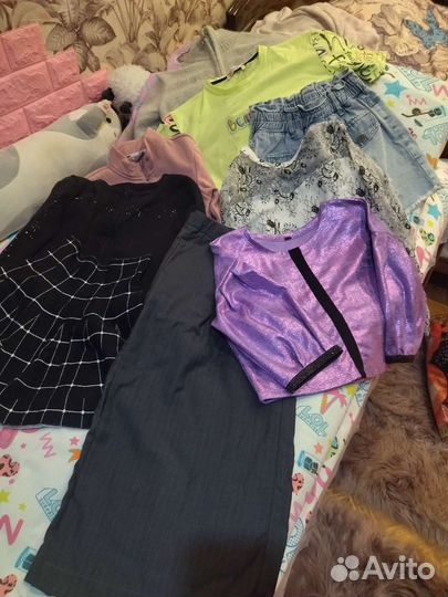 Детские вещи пакетом для девочки 134-140