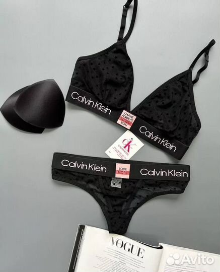 Calvin Klein комплект белья сетчатый