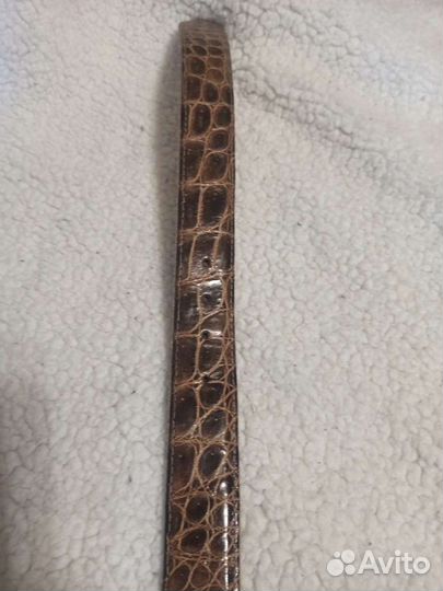 Ремень из кожи крокодила