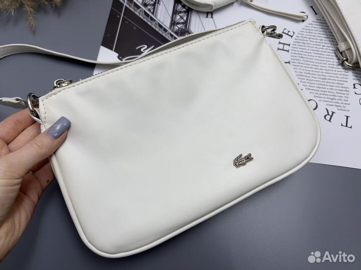 Сумка женская через плечо белая маленькая