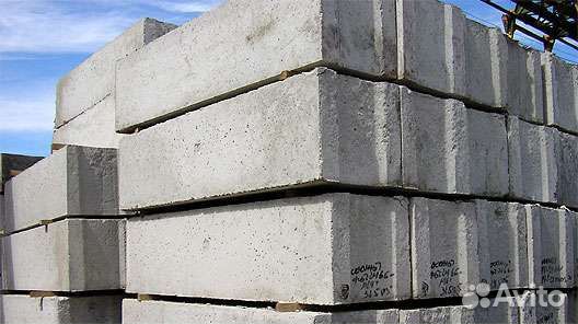 Фундаментые блоки фбс всех размеров