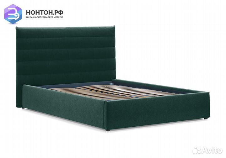 Кровать Амалия темно-зеленая