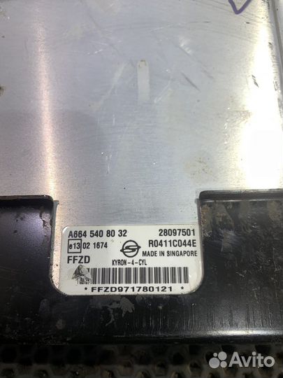 Блок управления двигателем Кайрон D20DT SsangYong