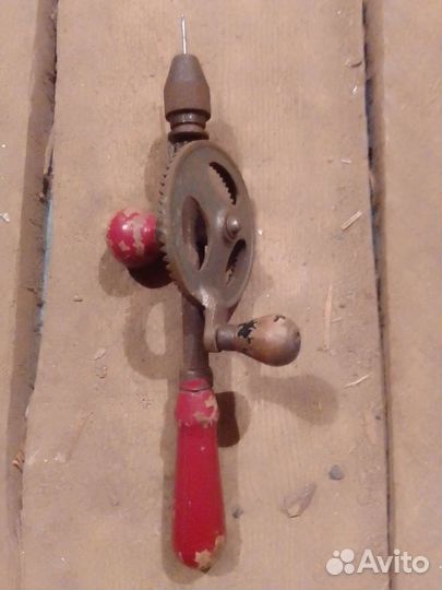 Дрель ручная механическая СССР