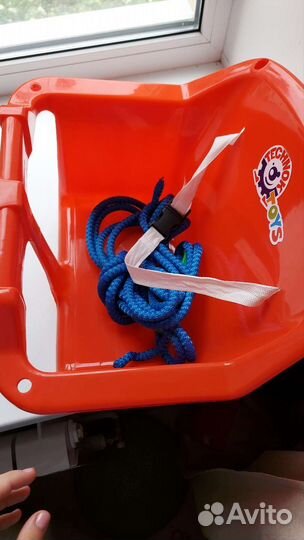 Качели детские подвесные со спинкой