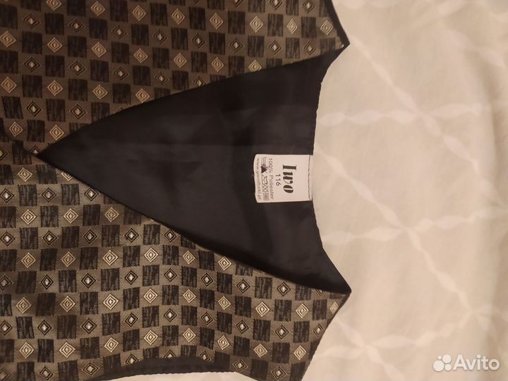 Жилет праздничный для мальчика 116