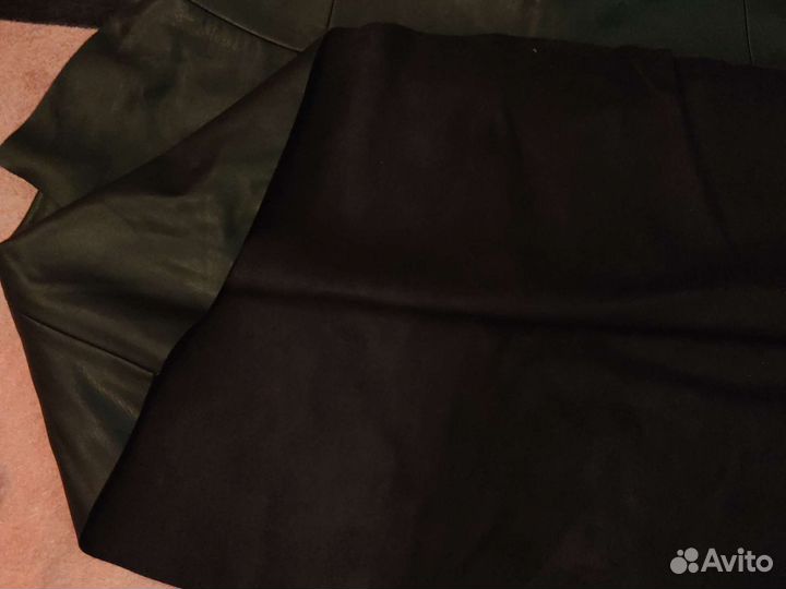 Кожаная юбка,xl
