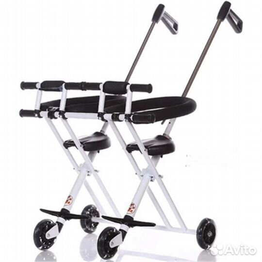 Прогулочная коляска для двойни, погодок