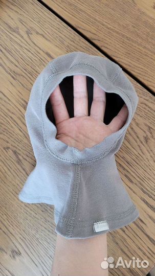 Тонкая шапка шлем поддева р 44-46