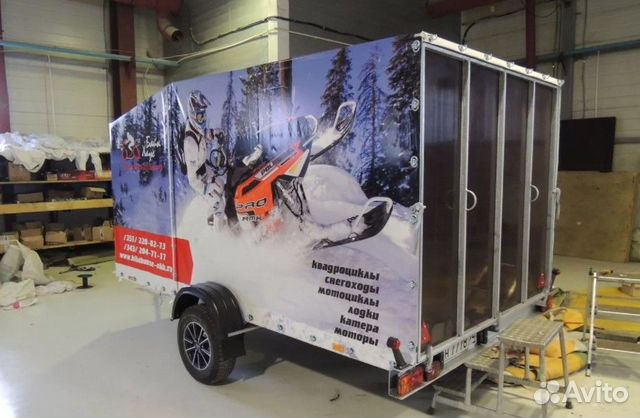 Тент на легковой прицеп