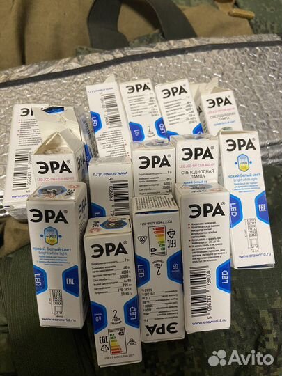 Светодиодная лампа эра JCD-9W-CER-840-G9