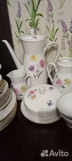 Чайно кофейный сервиз гдр