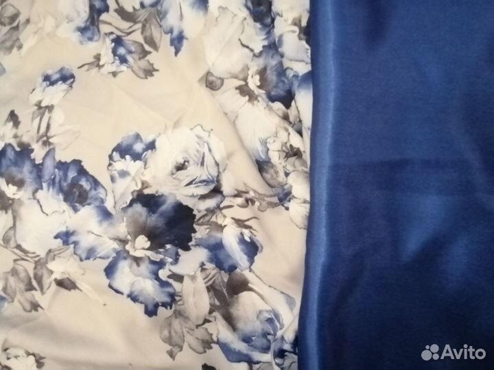 Отрез ткани шёлк 1,5 на 1,5м