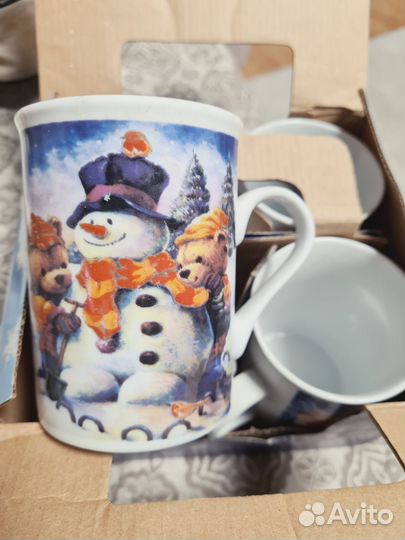 Набор кружек новогодних