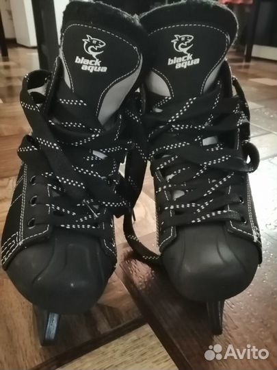 Коньки Black aqua HS 201