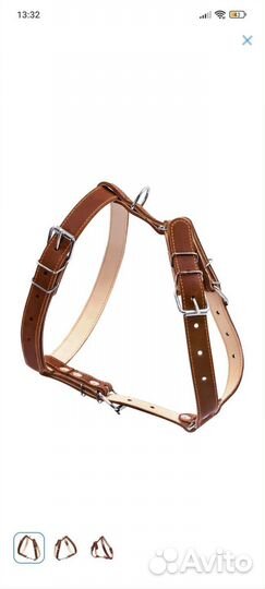 Ошейник, шлейка, поводок