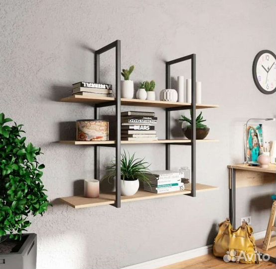 Полка настенная в стиле Лофт