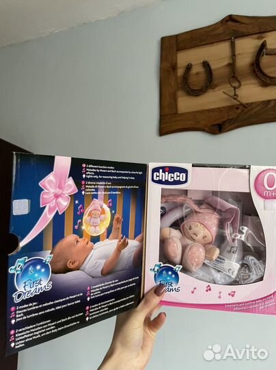 Ночник детский chicco рабочий луна