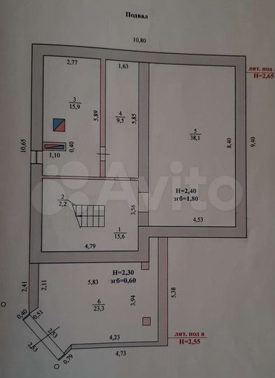 Коттедж 257 м² на участке 8,6 сот.