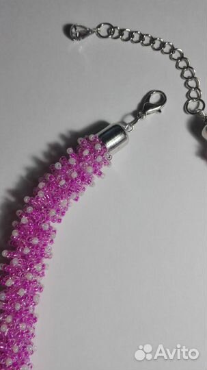 Колье из бисера