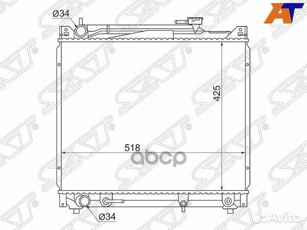 Радиатор Suzuki Escudo 88-05 / Grand Vitara 97-05