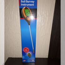 Анализатор почвы 4 в 1: влажность, pH, свет, t