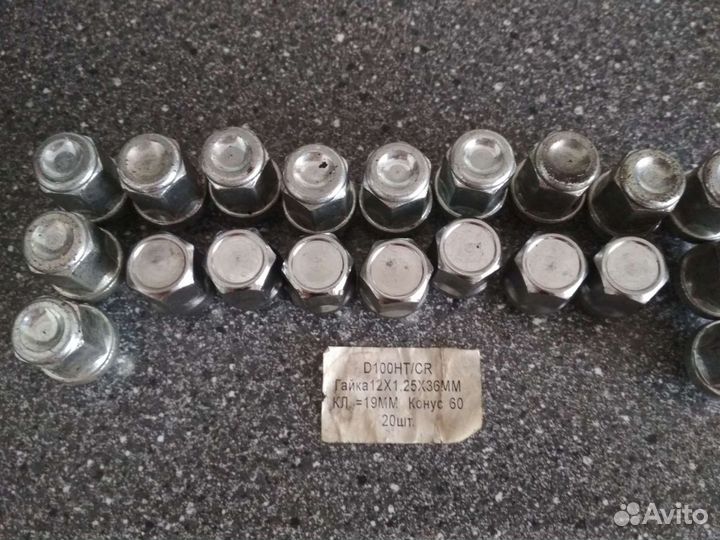 Гайка колесная D100HT/CR