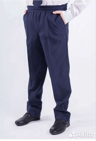 Брюки школьные на резинке новые 146