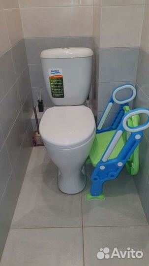 Детское сиденье на унитаз со ступенькой / горшок