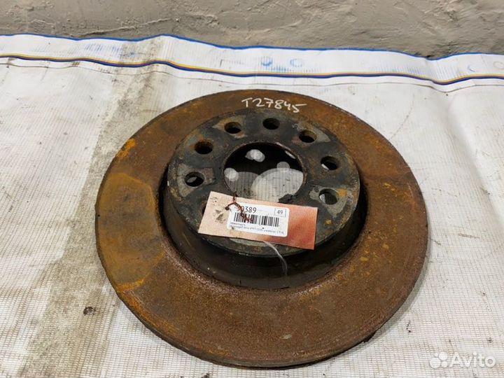 Диск тормозной передний вентилируемый Skoda