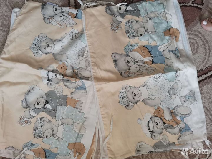 Бортики в кроватку