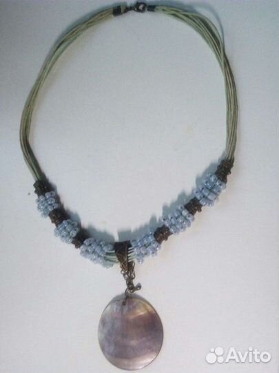 Серьги кулон топаз хрусталь агат брошь бисер Чехия