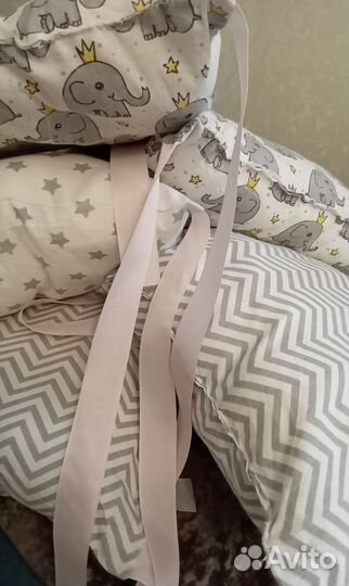 Бортики в детскую кроватку