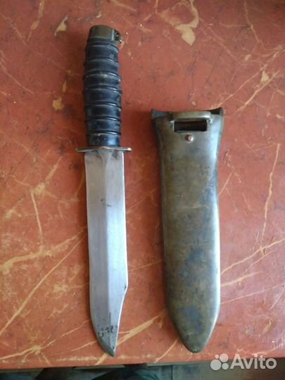 Нож водолазный ссср,трехболтовка
