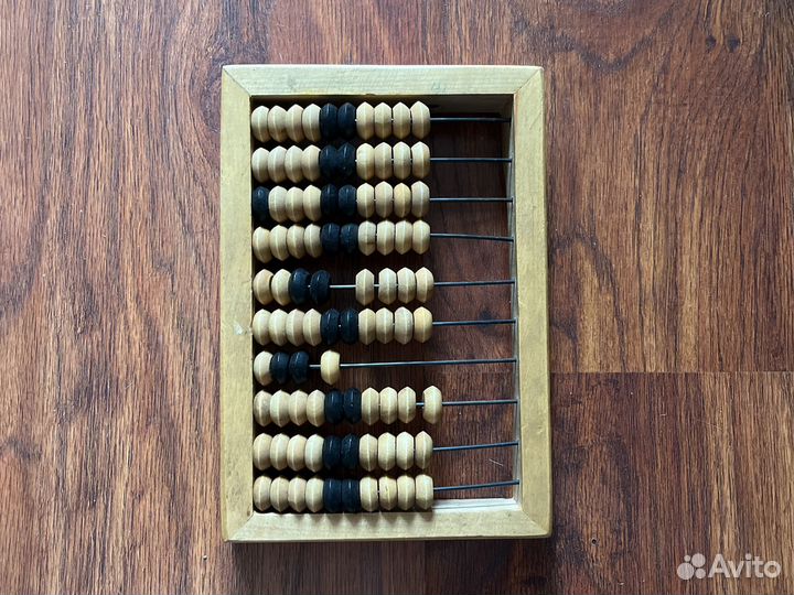 Счеты деревянные СССР винтаж