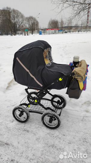 Коляска детская Indigo blues classic